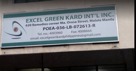 excel agency philippines|Excel Green Kard Intl, Inc. .